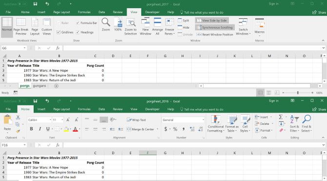 excel for mac compare two files 2017